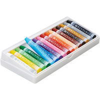 ぺんてる にこにこクレヨン プラケース入り 16色 PTCGPN3-16 1セット(1個×2)