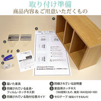 スタープラチナ 壁美人シェルティシリーズ 縦横兼用シェルフ ホワイト SLTKBRT100WH 1個