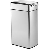 simplehuman スリムタッチバーカン 40L シルバー CW2016 1個