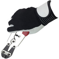 小野商事 バンディット豚甲メリマジック 白/黒 M AG5153 1セット(10双)