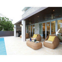 タカショー Brcos ブルコス シングルソファ BHM-01SS（直送品）