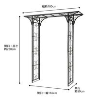 タカショー サニー ストレートアーチ GSTR-AR04（直送品）
