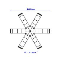 タカショー ストラトス パビリオン GSTR-PA02（直送品）