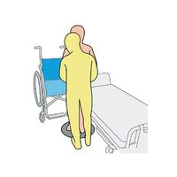 パシフィックサプライ エタック ターンフロア (移乗介助用回転盤) 施設向けハード(直径38cm) 26180304 1個（直送品）