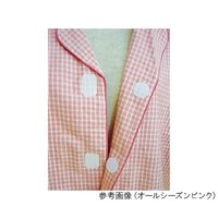 ハートフルウェアフジイ 前開きパジャマHP15ー100 春夏用 LL ブルー 7-2064-04 1袋(1枚)（直送品）