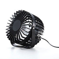 サンワサプライ USB扇風機(ブラック) USB-TOY93BK 1個（直送品）