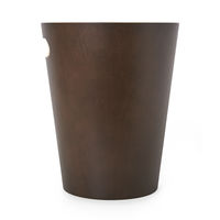 アントレックス ウッドロウカン ライトエスプレッソ 8082780213 1 コンパクト おしゃれ 丸型ゴミ箱 直径230×高さ280mm