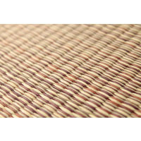 萩原 置き畳 四季（しき） ブラウン 約幅82×奥行82×厚さ1.7cm 1枚（直送品）