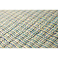 萩原 置き畳 四季（しき） ブルー 約幅82×奥行82×厚さ1.7cm 1枚（直送品）