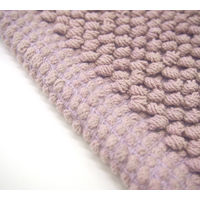 萩原 インド綿マット ラファエロ パープル 約45×65cm 1枚（直送品）