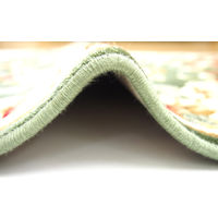 萩原 ウィルトン インテリアマット エーデル グリーン 約50×80cm 1枚（直送品）