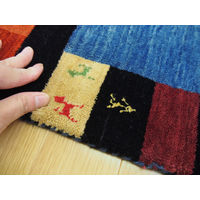 萩原 ギャッベ マット・ラグ LORRI BUFFD L7 約45×75cm 1枚（直送品）