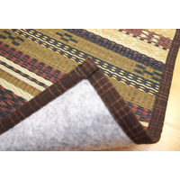 萩原 い草センターラグ（裏貼り） 風雅（ふうが） ブラウン 約230×330cm 1枚（直送品）