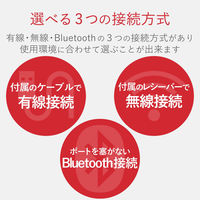 トラックボールマウス 有線/無線/Bluetooth併用 8ボタン 親指 EX-G PRO ブラック M-XPT1MRBK エレコム 1個（直送品）