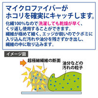 山崎産業 プロテック マイクロファイバーパッド再生タイプ 60 1箱（2枚入）【フローリングワイパー用クロス】【スペア】【幅66cm】（直送品）