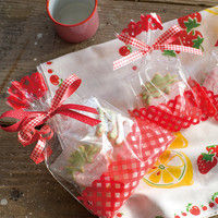 ヘッズ ギンガムチェックプリントカーリングリボンLB-2 GC-R2 1セット（10巻：1巻×10パック）（直送品）