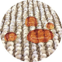 プレーベル ラグ ライン ブラウン 190×190cm 2140-119-03 1枚（直送品）