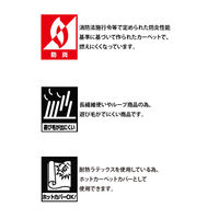 プレーベル ラグ コンフォール ブラック 200×250cm 3445-225-01 1枚（直送品）