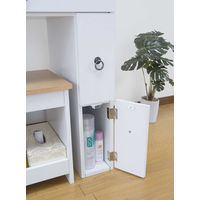 サン・ハーベストカントリー調ドレッサーLT-1100　ドレッサー幅600×奥行400mm　１台（直送品）