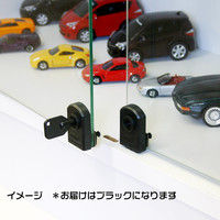 充英アートJAJANコレクションラック幅833mm汎用285mm奥行 ロータイプ ブラック ガラス扉&ガラス棚&ロック付きCR-T8329LBK 1台（直送品）