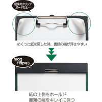 キングジム クリップボード マグフラップ 青 A4 5085アオ 1冊
