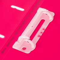 リヒトラブ フラット・ツイストリングファイル A4S 2穴 赤 F5000-3 4冊