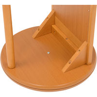 【軒先渡し】萩原 回転ミラー VD-7029NA ナチュラル （約）幅φ45×高さ170cm 1台（直送品）