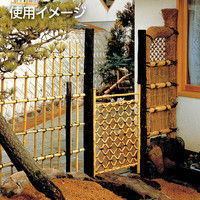 タカショー 虎竹枝折戸 約幅700X厚さ30X高さ1050mm TO-2 1枚（直送品）