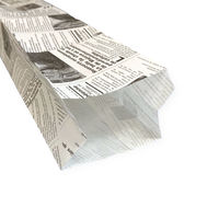 大阪ポリヱチレン販売 フランスパン紙袋ヨーロピアン柄（白）No.170（大） 6579 1包：50枚×20（直送品）