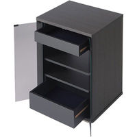 HAMILeX Badic（バディック） B-7126用 オプション引出しユニット ブラック木目柄 幅512×奥行400×高さ191mm BP-716（直送品）