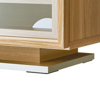 HAMILeX Favilia（ファビリア）シリーズ リビングボード ライトブラウン木目 幅994×奥行394×高さ350.5mm F-1434 1台（直送品）