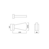 HAMILeX SBシリーズ センタースピーカースタンド ブラック 幅420×奥行289×高さ135mm SB-112 1セット（2個入り）（直送品）