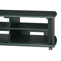 TIMEZ BSシリーズ テレビ台 オーディオラック ブラック 幅1200×奥行396×高さ412mm TV-BS120H 1台（直送品）