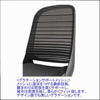 【無料引取付き】81L1GR FGR1 |オカムラ ルーチェ オフィスチェア ホワイトフレーム 肘無し ブラック 1脚（直送品）