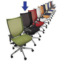 【無料引取付き】CP85AR FDH1|オカムラ バロン ハイバック ポリッシュフレーム メッシュ座 アジャスト肘付 ブラック 1脚（直送品）