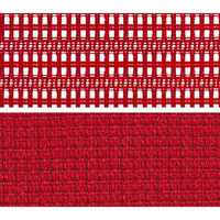 【無料引取付き】CP85BR FDF9|オカムラ バロン ハイバック 可動肘 背メッシュ・座クッション ポリッシュ×ブラック レッド 1脚（直送品）