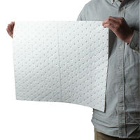 小野商事 オイル吸着マット 100枚入り 2mm×400mm×500mm 油拭きマット WS6020 1セット（100枚）