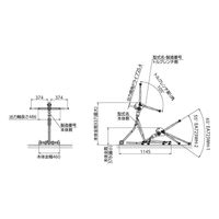 エスコ 350ー 750N・m(1”DR) トルクレンチ(大型車用) EA723WH-1 1台（直送品）