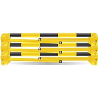 エスコ 1137 ̄2008x498x693mm 伸縮折畳バリケード(黄黒 EA983FV-63 1台（直送品）