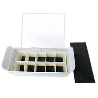 金鵄製作所 カミコンバイアルケース 緩衝ウレタン付き 2410 100組 91032-000 1箱(100組入)【バイアルホルダー ワクチン輸送 箱】（直送品）