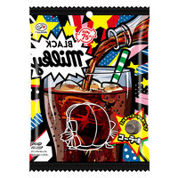 ソフトキャンディ 個包装 BLACKミルキー（コーラ味）袋 64g 不二家 1セット（1袋×6） お配り菓子