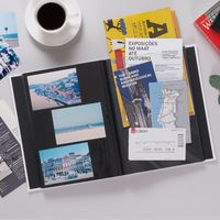 ナカバヤシ 100年台紙アルバム ログプラス A4 ブラック A-LPA4H-D 1冊