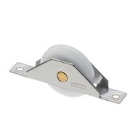 エスコ 42mm 戸車(A型・ポリアセタール樹脂車・ステンレス枠) EA986RH-15 1セット(4個)（直送品）