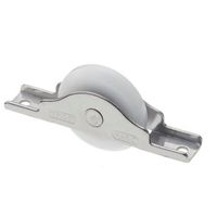 エスコ 36mm 戸車(A型・ポリアセタール樹脂車・ステンレス枠) EA986RH-16 1セット(4個)（直送品）