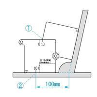エスコ 溶接基準点ゲージ EA719K-91 1個（直送品）