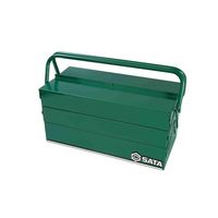 エスコ 430x200x200mm 両開工具箱(スチール製) EA683ZB-11 1個（直送品）