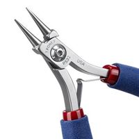 エスコ 125mm 精密プライヤー(ESD/丸/バネ付) EA537T-21 1丁（直送品）