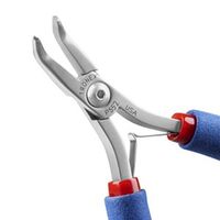 エスコ 126mm/60°精密プライヤー(ESD/半丸/ベント) EA537T-56 1丁（直送品）