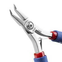 エスコ 124mm/45°精密プライヤー(ESD/半丸/ベント) EA537T-61 1丁（直送品）