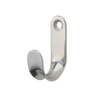 エスコ 20x35mm フック(ステンレス製) EA951DB-44 1セット(20個)（直送品）
